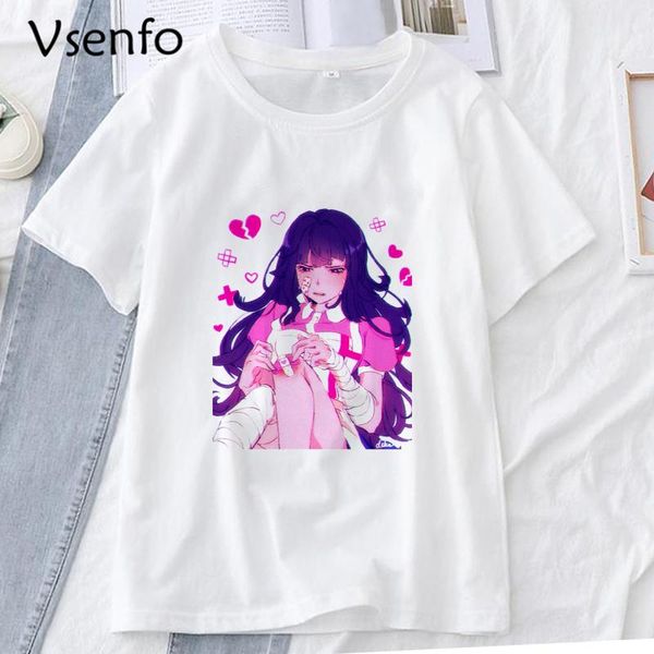 

women's t-shirt mikan tsumiki kawaii t-shrit femme women janpan anime e-girl streetwear t shirt harajuku white ulzzang vintage summer t
