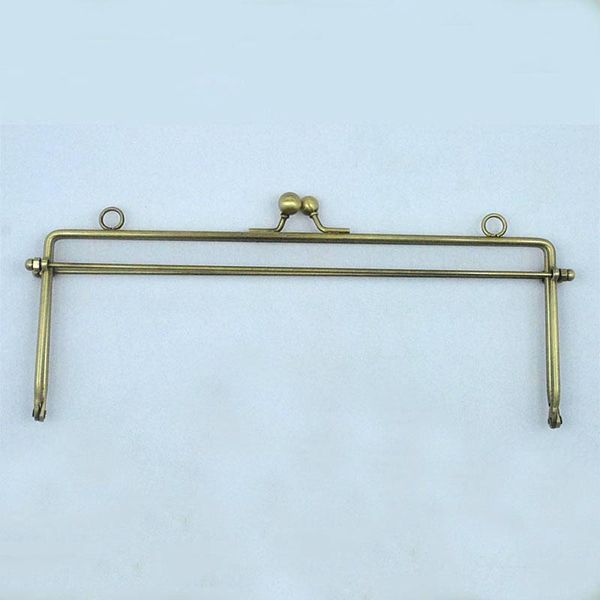 

bag parts & accessories large ball clasps purse frame 20cm (8inch) frames metal sewing screws, Black