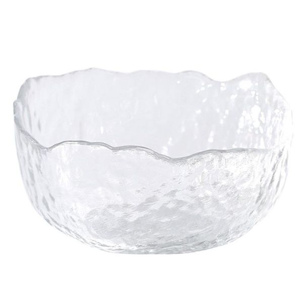 

bowls household glass salad bowl multifunctional container transparent for fruits and vegetables desserts nut