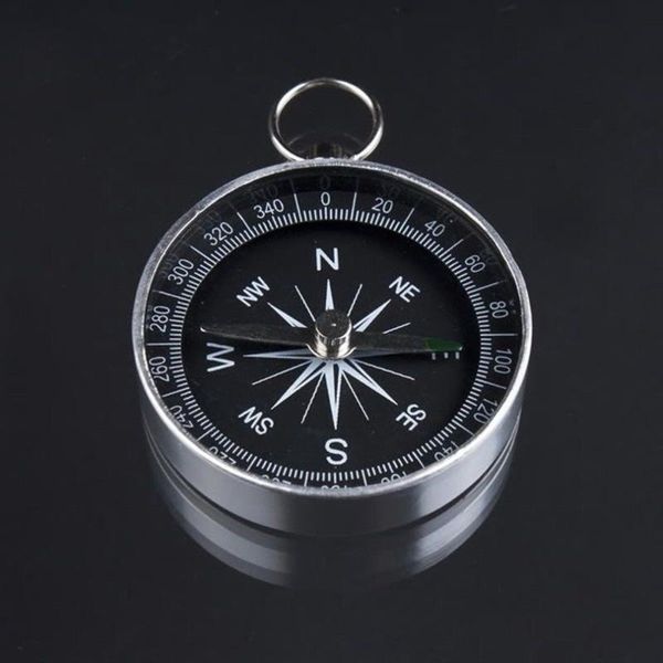 

styles pocket portable compass est hiking outdoor navigation metal keychain guiding tool gear gadgets