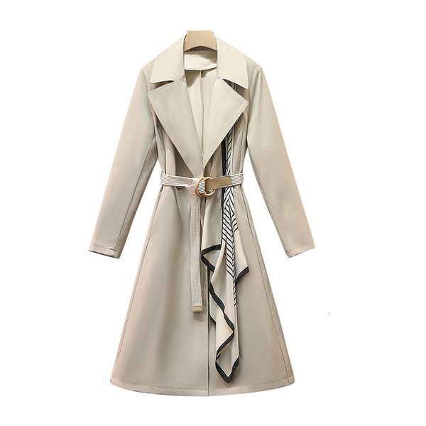 

wool about winter trench british style scarf slashes female jacket size, Black