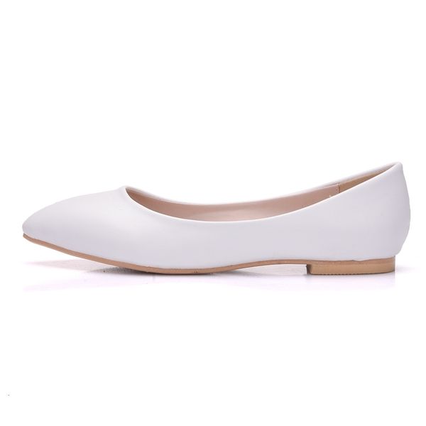 

sandals flat platform heels white women pointed toe leather girl flats shoes, Black