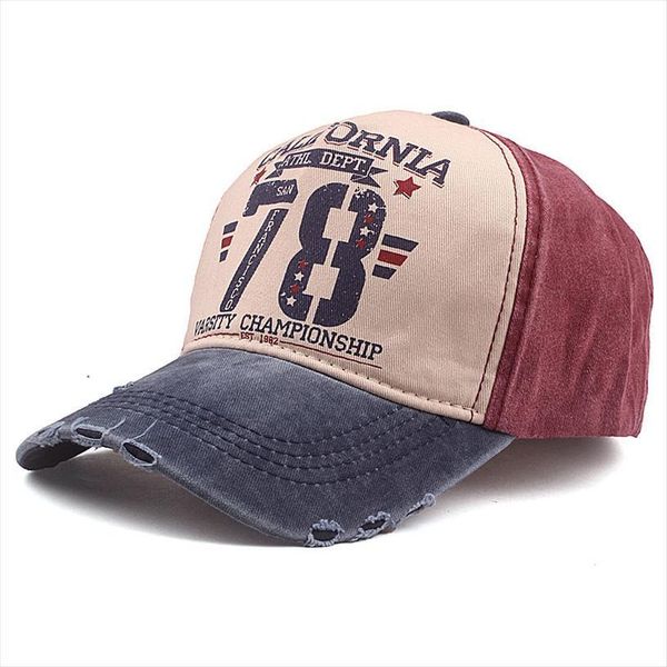 

summer baseball cap fitted hat casual gorras 78 hip hop snapback hats wash for men women unisex, Blue;gray