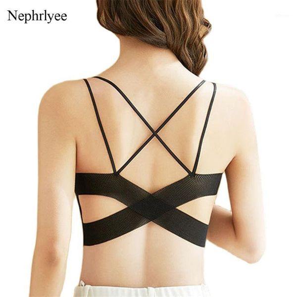 

bustiers & corsets 2021 summer lace crop lingerie wireless bra for women push up bralette female soft backless fashion underwear ca, Black;white