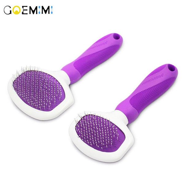 

dog brush slicker massage particle pet comb for dogs cat shedding mats tangled hair dander dirt removing fur grooming