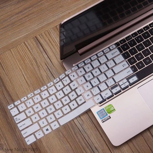 

silicone clear lapkeyboard cover skin protector for asus zenbook flip 14 um462 um462d um462da ux462da ux462 covers
