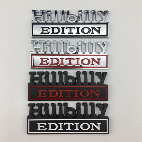 

car organizer metal side fender rear sticker hillbilly edition emblem for logo explorer ranger mondeo fiesta raptor escape fusion