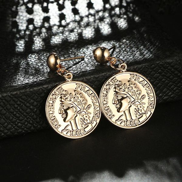 

dangle & chandelier women earrings jewelry earring women's fas1 pair head portrait leaf fashion star eardrop, Silver
