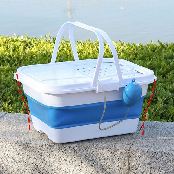 

buckets portable fishing barrel car wash non-slip outdoor water storage bucket with massage wheel mopping