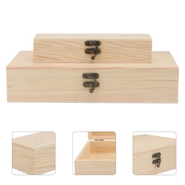 

fishing accessories 2pcs multifunction stationery box simple natural sundries holder home tool case