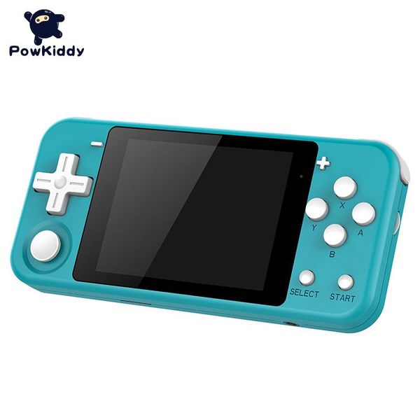 

q90 open dual system handheld retro game console 3 "hd ips screen kids gift 16 simulator support ps1 3d games portable players