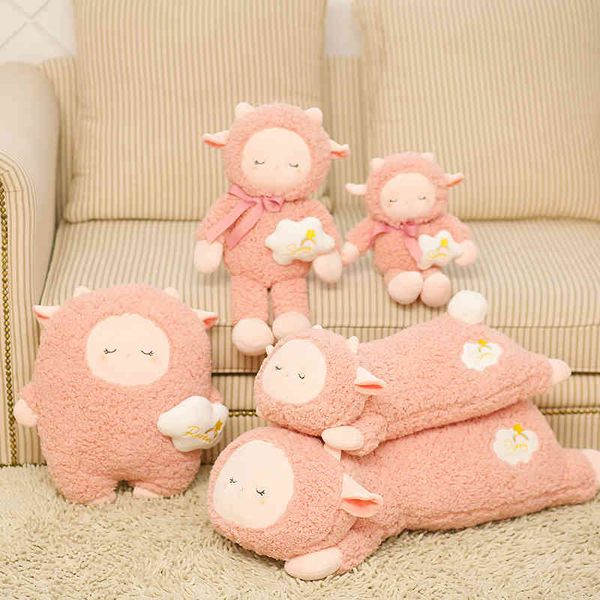 

cartoon pillow lamb plush toy grab doll office lunch break bedside cushion