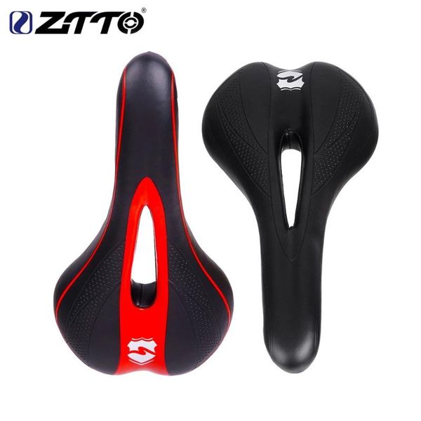 

bike saddles ztto soft mtb road seat pain-relief thicken pu leather comfortable bicycle saddle parts accessories