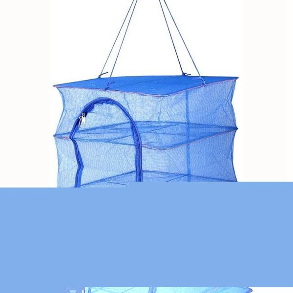 

1pcs foldable 4 layers drying rack for vegetable fish dishes mesh hanging net ,natural way to dry hangers & racks