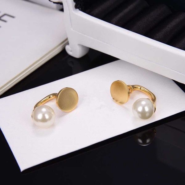 

new big design gold color jewelry pearls vitage earrings luck round wedding party stud, Golden;silver