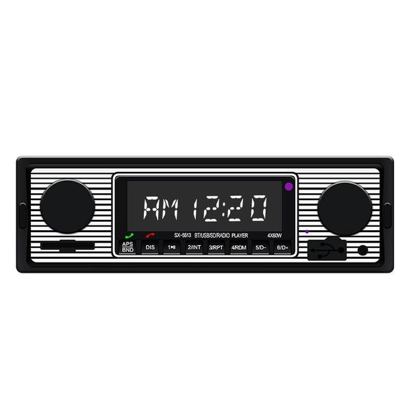 

car video 5513 1 din audio stereo usb fm radio mp3 player bluetooth speaker card reader flash drive tuner