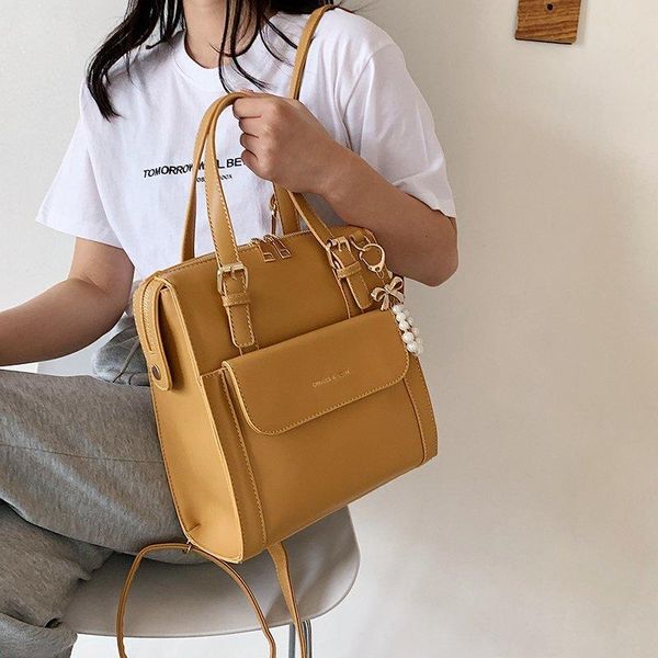 

backpack style 2021 the summer fashion casual luxury women's bags versatile party whit cover mini for women