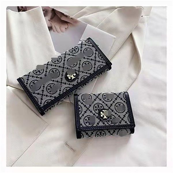 

2021 autumn new fashion wallet long short flip card bag zero metal wallet