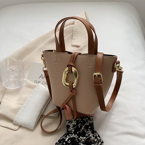 

handbag this year's popular small bag women's summer 2021 fashion contrast color portable single shoulder messenger foreign style