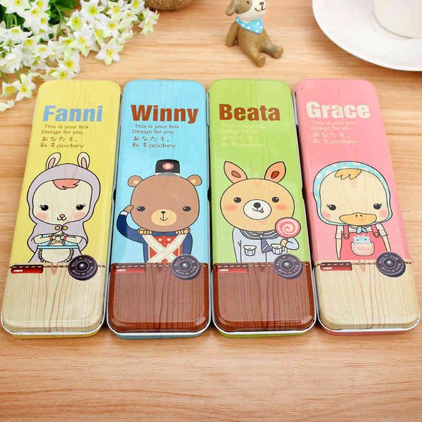 

pencil children's stationery student's single layer stationery case creative pencil case cartoon elf pencil case gifts for the ope