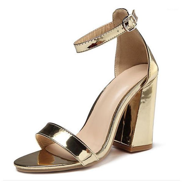 

sandals classic large size 35-42 women high heels colorful silver daily office shoes1, Black