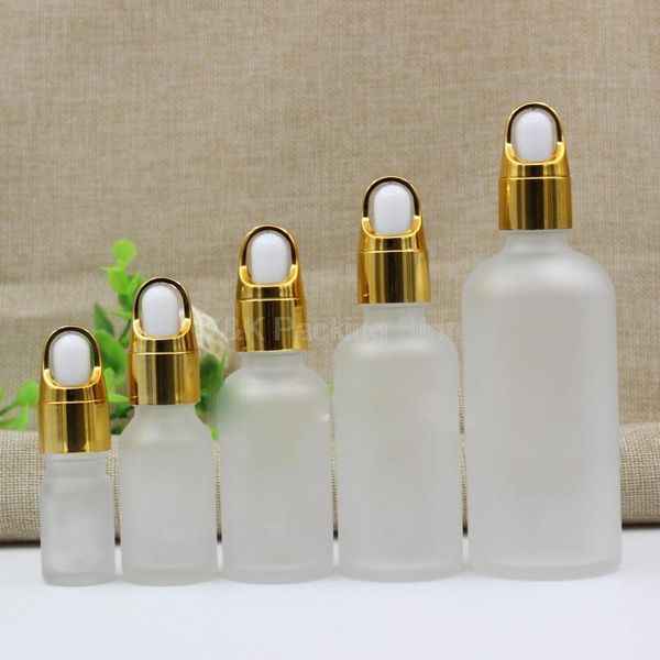 

storage bottles & jars 5ml,10ml,15ml,20ml,30ml,50ml,100ml frosted clear glass bottles,empty essential oil vials,gold basket dropper,white ru