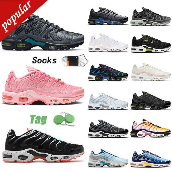 

36-45 2021 fashion plus tn running shoes men women tns black aquamarine blue void laser orange crater electric green sneakers pink snakeskin