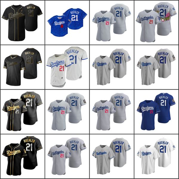 

los angeles dodgers men 21walker buehler light women youthjersey, Black;red
