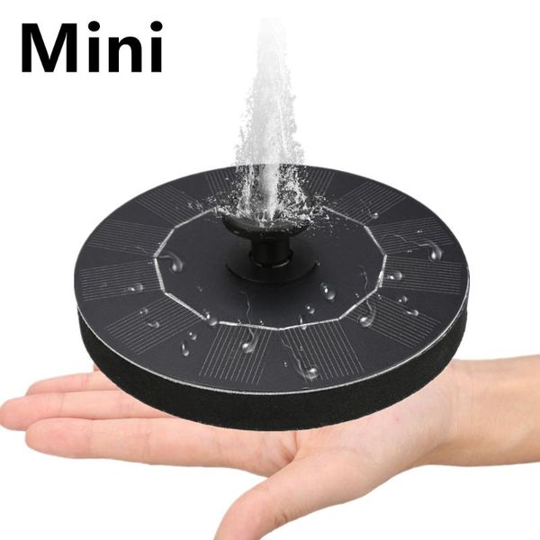 

garden decorations solar fountain water pump for bird bath upgraded mini powered 1.5w standing panel kit