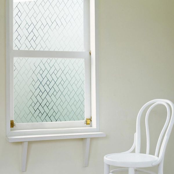 

window stickers privacy windows film rhombic blurry pattern frosted sticker for bathroom living room 100x45cm