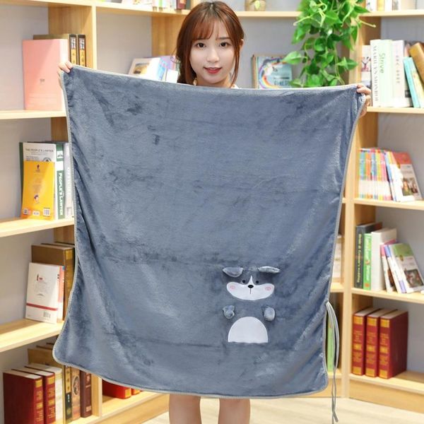 

born baby soft warm blankets flannel velvet cartoon stroller wrap bedding sleeping swaddle comfortable 100*80cm & swaddling