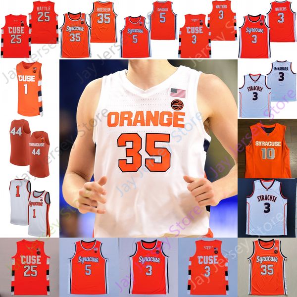 

syracuse orange basketball jersey ncaa college paddy casey arthur cordes shane feldman nick giancola chaz owens niko ruffin hughes bourama s, Black;red