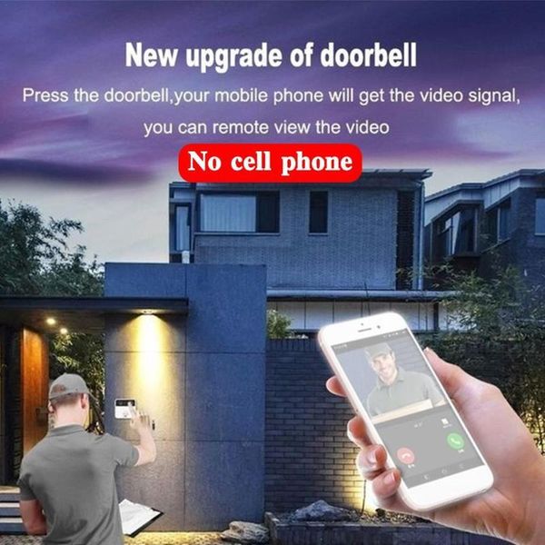 

smart wifi doorbell intercom door bell for apartments audio reminder wireless two way visiting camera home security m7k6 doorbells