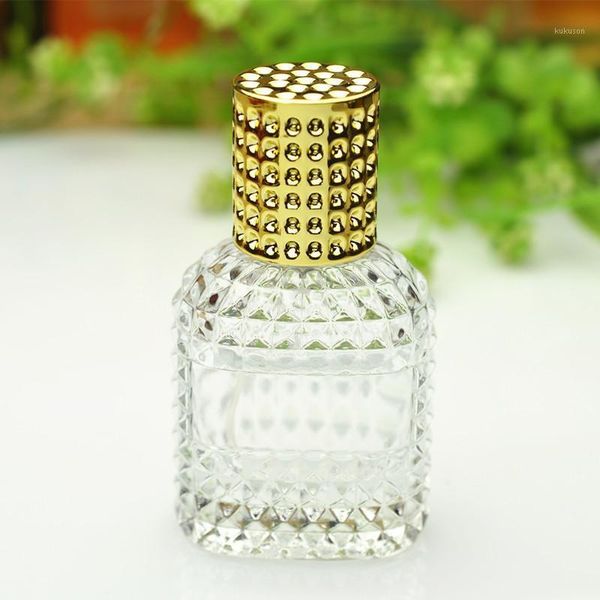 

storage bottles & jars s_5pcs/lot 30ml refillable perfume glass spray bottle empty cosmetic makeup atomizer high quality