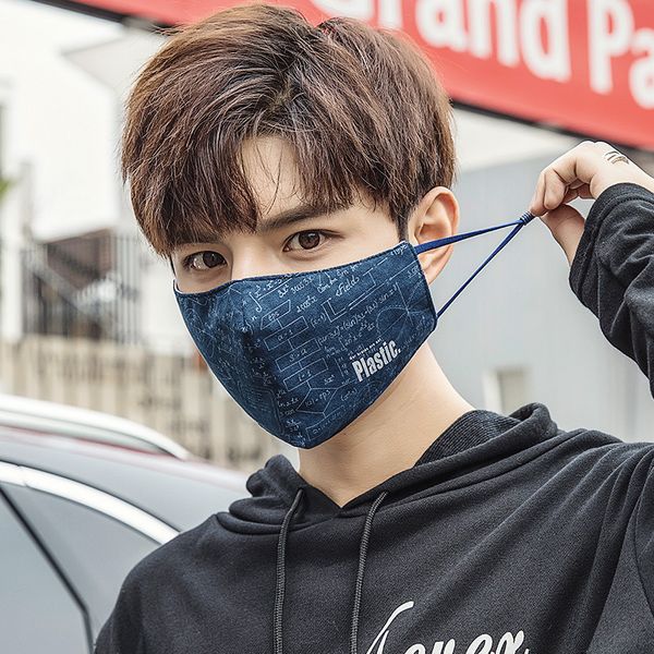 

mask shumeijia windproof and dustproof printing breathable fashion creative decoration thermal