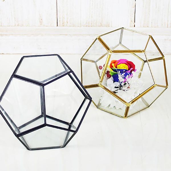 

vases glass geometric terrarium container tablewindow flower pot balcony planter for succulent fern moss garden diy display box