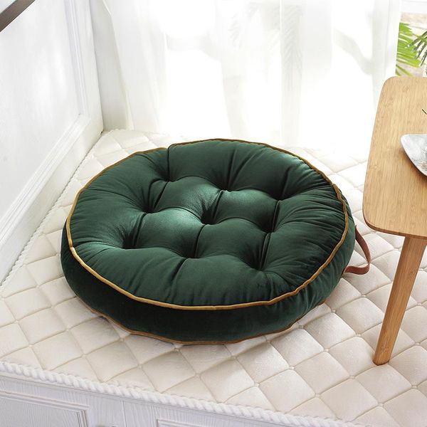

velvet round chair cushion pad baby dining cushions floor futon pouf cushion/decorative pillow