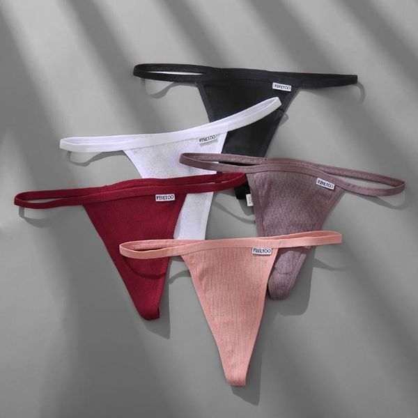 

women's panties women cotton thongs girl underpants low-waist t-back soft breathable underwear female lingerie -xl, Black;pink