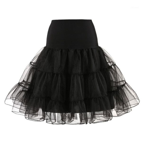 

skirts goth tutu white tulle lace women high waist black yellow orange pink purple sky blue green long petticoat ball skirt