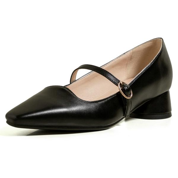 

fashion short heels shoes woman elegant comfortable grey nude lady large size party office wedding pumps dress, Black