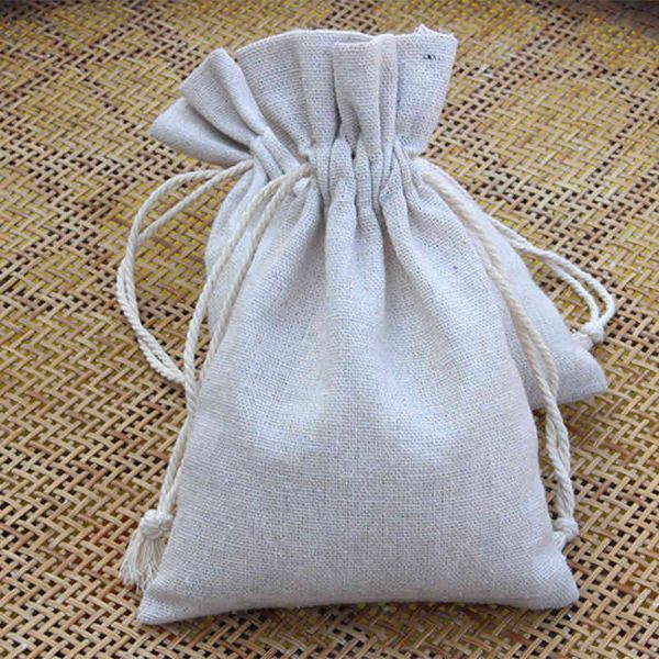 

cotton linen jewelry packaging drawstring fabric personalized packaging pouch for christmas wedding candy party favor bag, Pink;blue