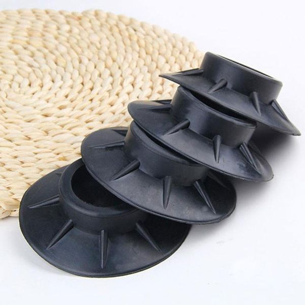 

high 4/8 pcs washing machine round fixed rubber base 10*1cm anti-slip mat for 35-41mm household appliances uej bath mats