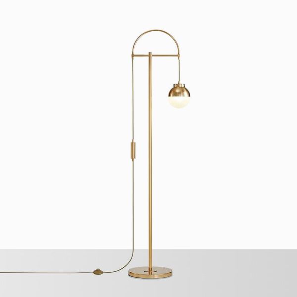 

postmodern gold glass ball standing lamp study adornment art designer bedroom floor lamps