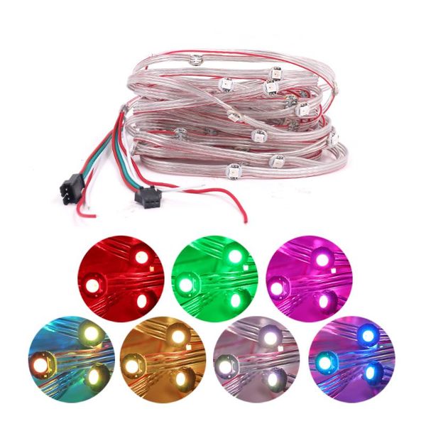 

rgbw rgbww wwa addressable individually panel pre-soldered leds led module string rgb with heatsink board strips