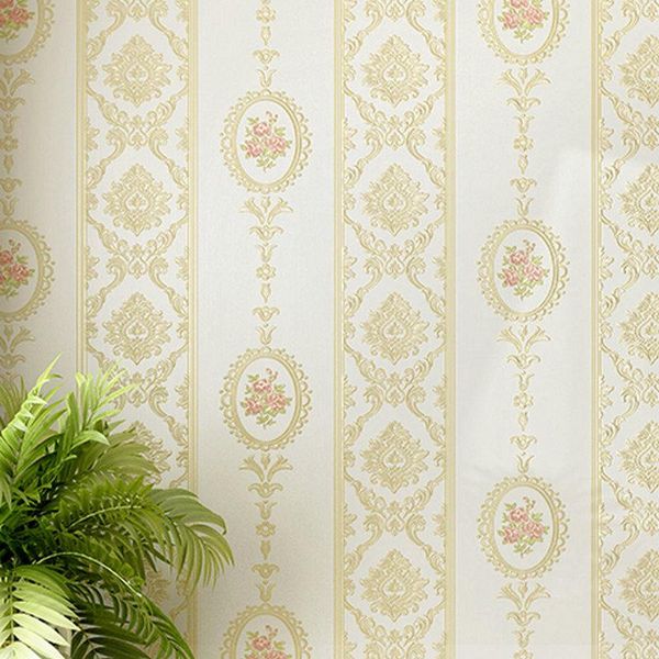 

wallpapers european-style wallpaper luxury high-grade atmospheric bedroom room non-woven