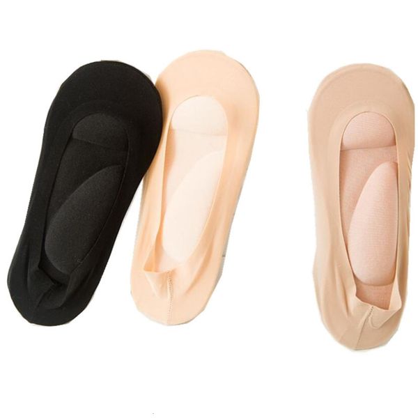 

boat socks three-dimensional shallow mouth women's ice silk boat, Black;white