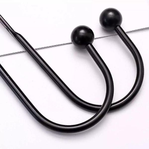 

1pcs curtain hooks iron clip simple buckle bedroom retro metal & rails