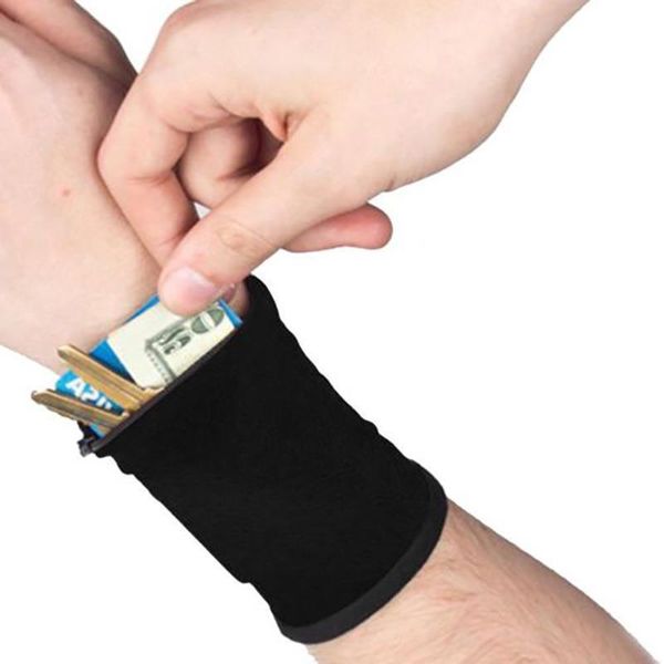 

storage bags multifunctional outdoor running cycling wrist band wallet safe wallets zipper ankle wrap sport