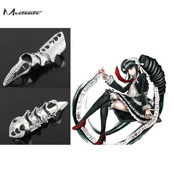 

wedding rings meetcute fashion gothic danganronpa cosplay punk finger bone ring for women trendy jewelry, Slivery;golden