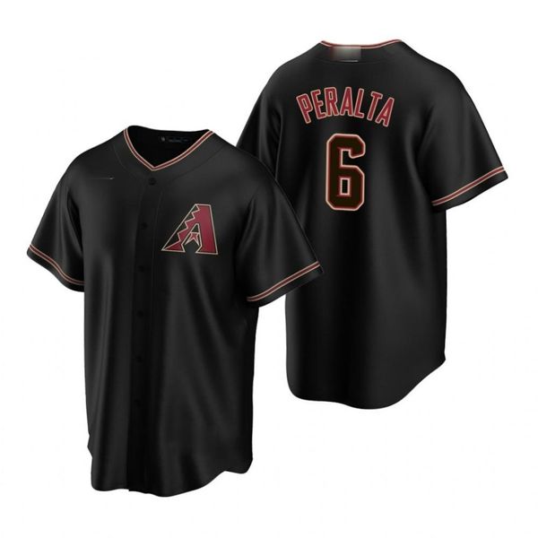 

arizona diamondbacks men 6 david peralta youthjersey, Black;red